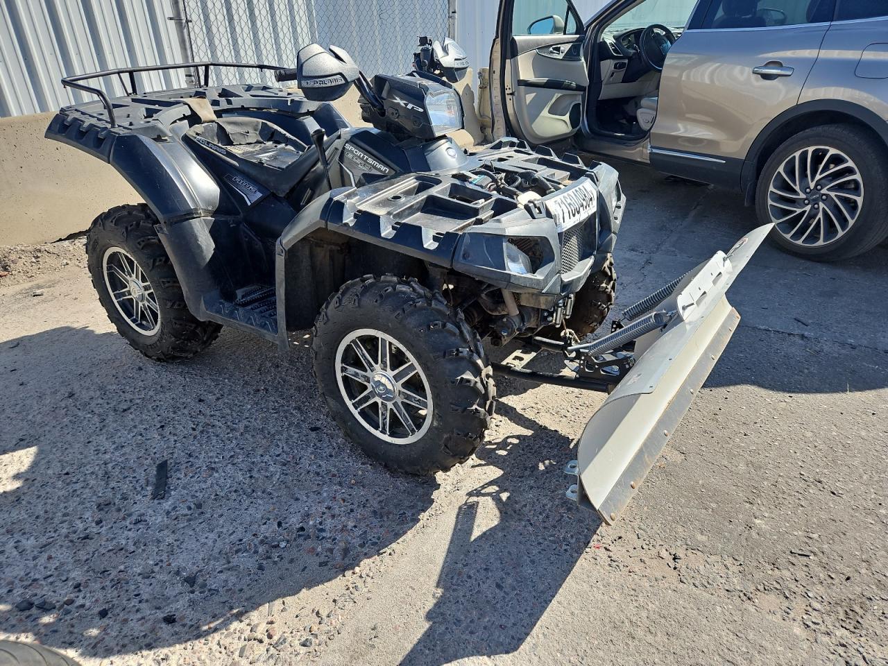 POLARIS SPORTSMAN 2011 black all terr gas 4XAZX85A7BA018888 photo #1