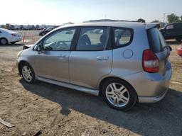 HONDA FIT S 2007 silver hatchbac gas JHMGD376X7S001877 photo #3