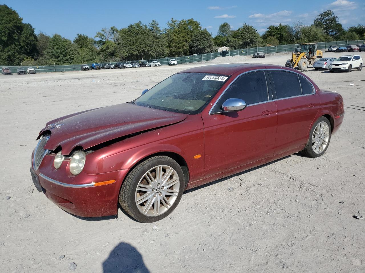 JAGUAR S-TYPE 2008 burgundy  gas SAJWA01A38FN84404 photo #1