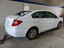 HONDA CIVIC EX 2012 white  gas 2HGFB2F82CH545714 photo #4