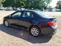 TOYOTA COROLLA BA 2010 black sedan 4d gas 2T1BU4EE4AC346147 photo #3