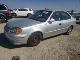 HYUNDAI ACCENT GL 2004 gray sedan 4d gas KMHCG45C24U542407 photo #2