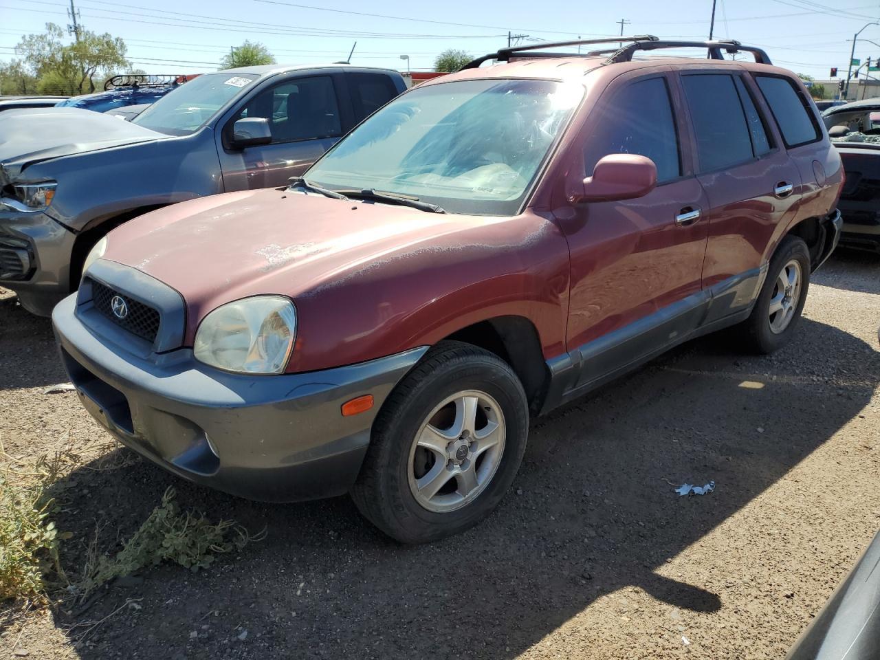 HYUNDAI SANTA FE G 2001 red 4dr spor gas KM8SC83D81U034528 photo #1