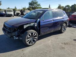 VOLKSWAGEN TIGUAN SEL 2021 blue  gas 3VV4B7AX6MM073006 photo #2