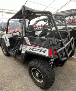 POLARIS RZR 800 EP 2014 white all terr gas 4XAVH7EA9EF355107 photo #4