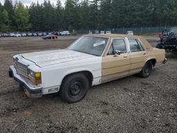 FORD LTD CROWN 1986 tan  gas 2FABP43F2GX172057 photo #2