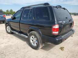 NISSAN PATHFINDER 2003 black  gas JN8DR09X83W703164 photo #3