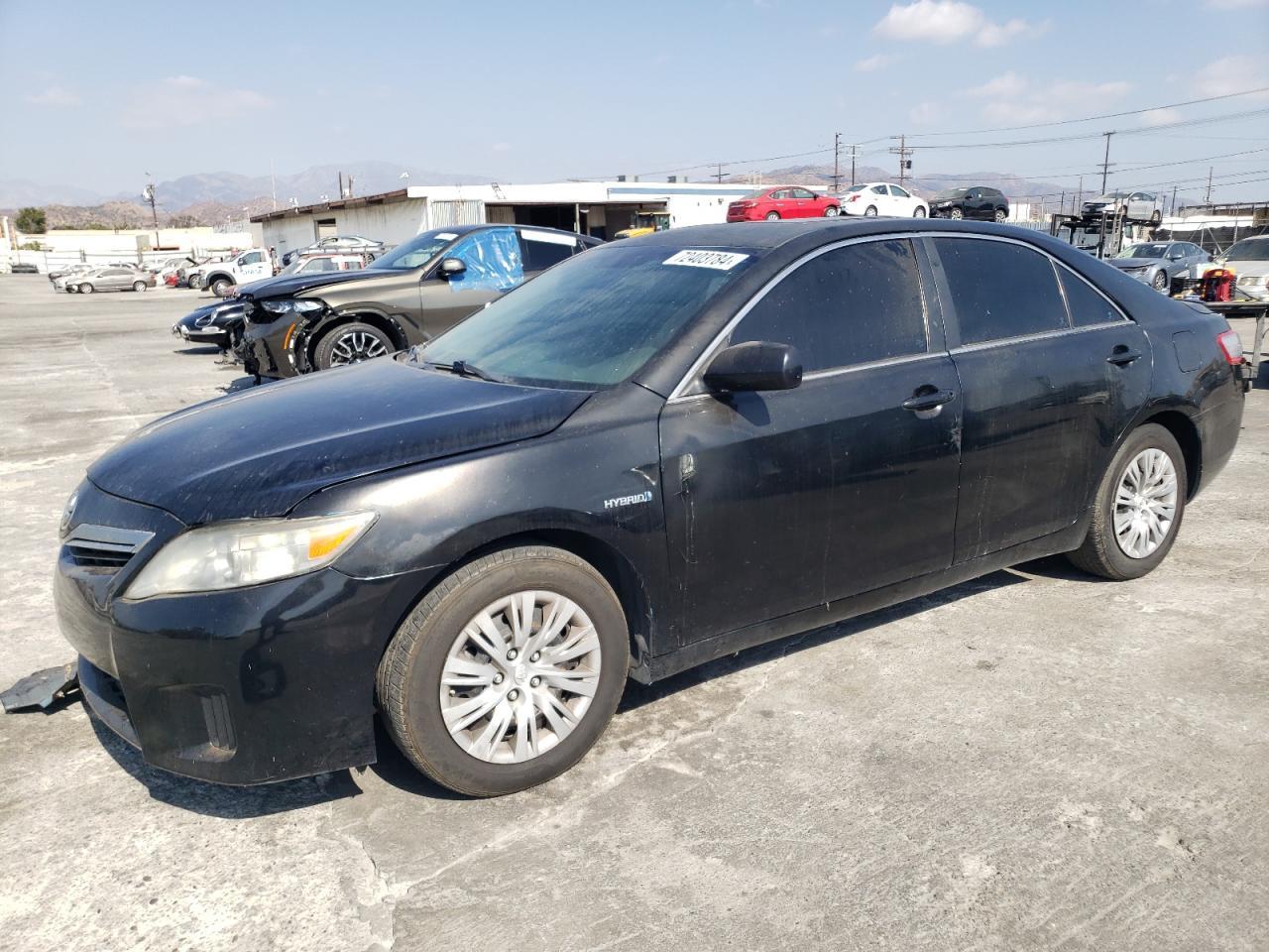 TOYOTA CAMRY HYBR 2011 black sedan 4d hybrid engine 4T1BB3EK6BU143945 photo #1