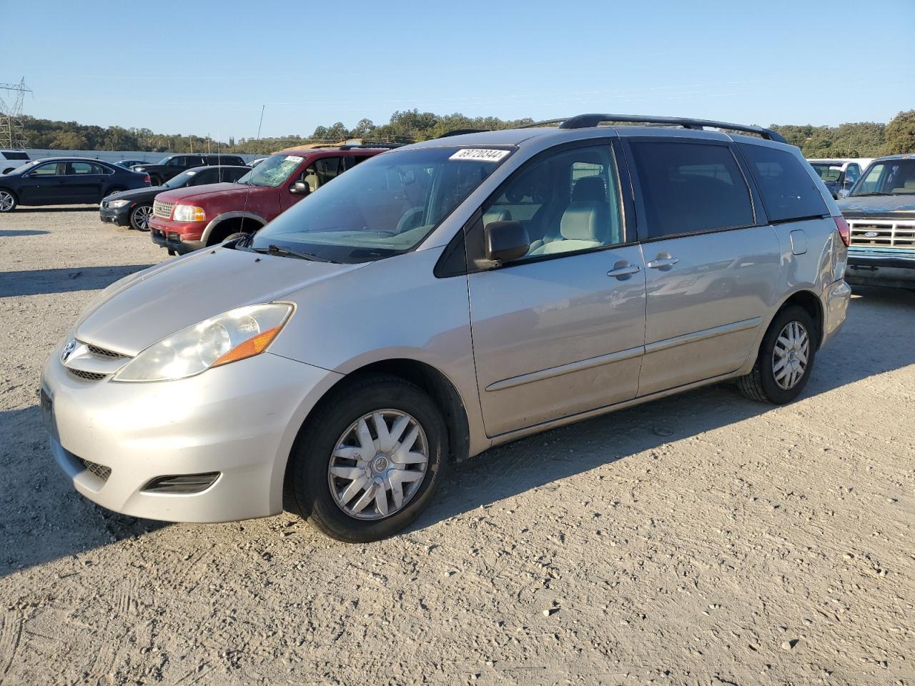 TOYOTA SIENNA CE 2009 silver  gas 5TDZK23C69S255670 photo #1