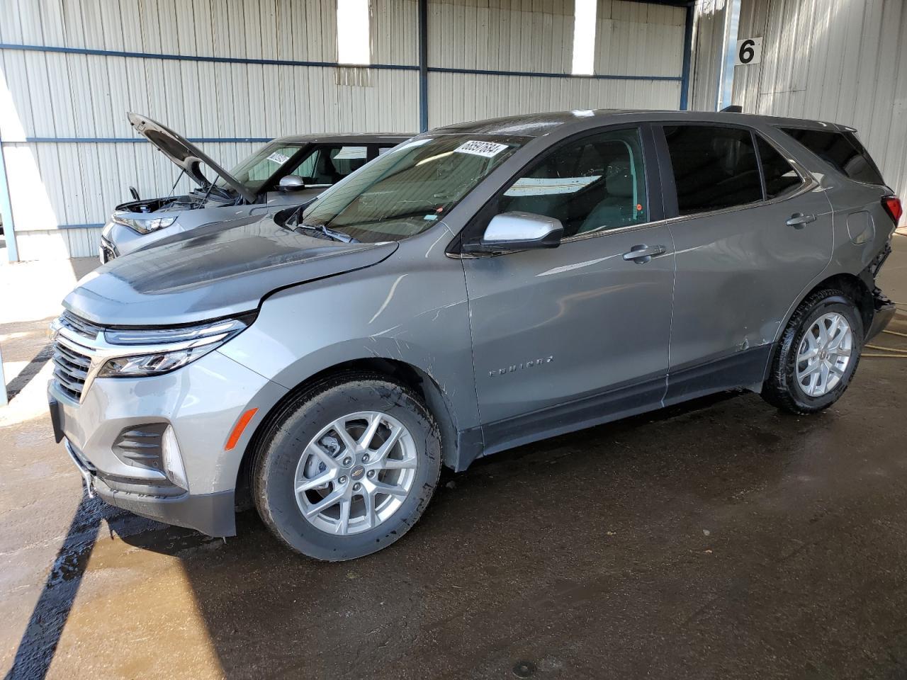 CHEVROLET EQUINOX LT 2024 gray  Gasoline 3GNAXKEG4RS146433 photo #1