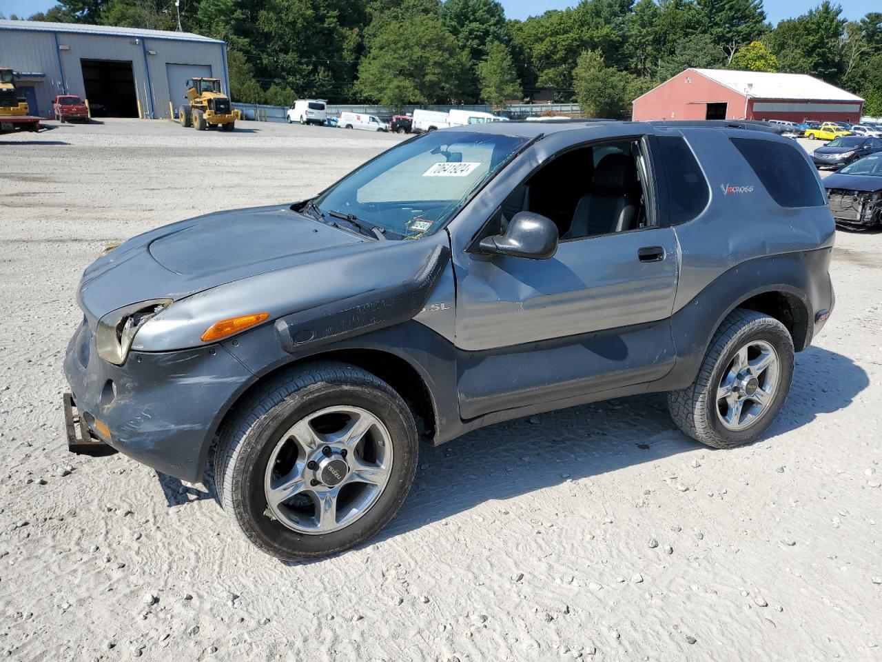 ISUZU VEHICROSS 2001 silver 2dr spor gas JACCN57X217D00129 photo #1