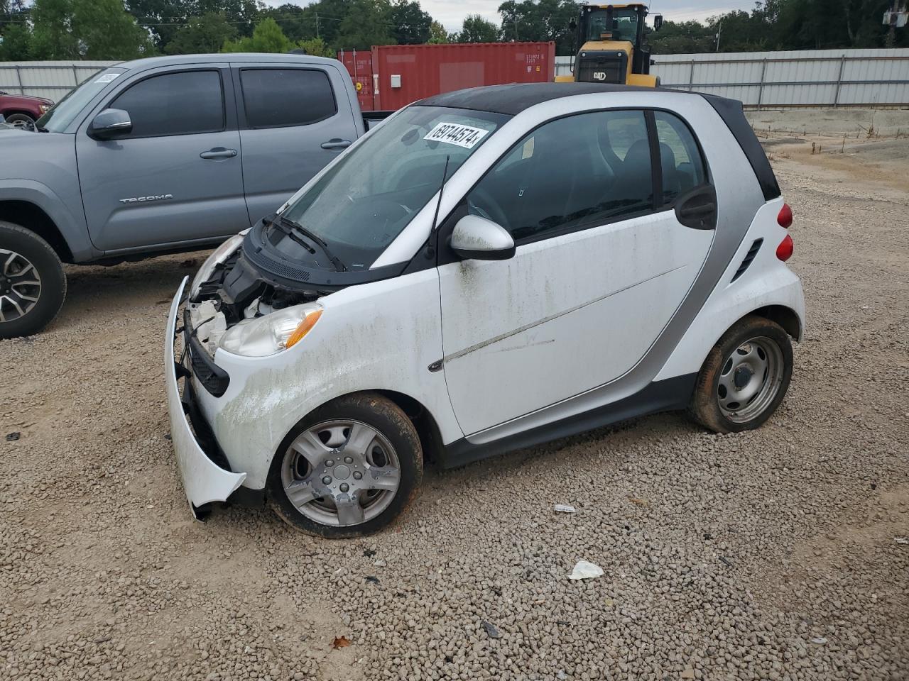 SMART FORTWO PUR 2015 white coupe gas WMEEJ3BA0FK800063 photo #1