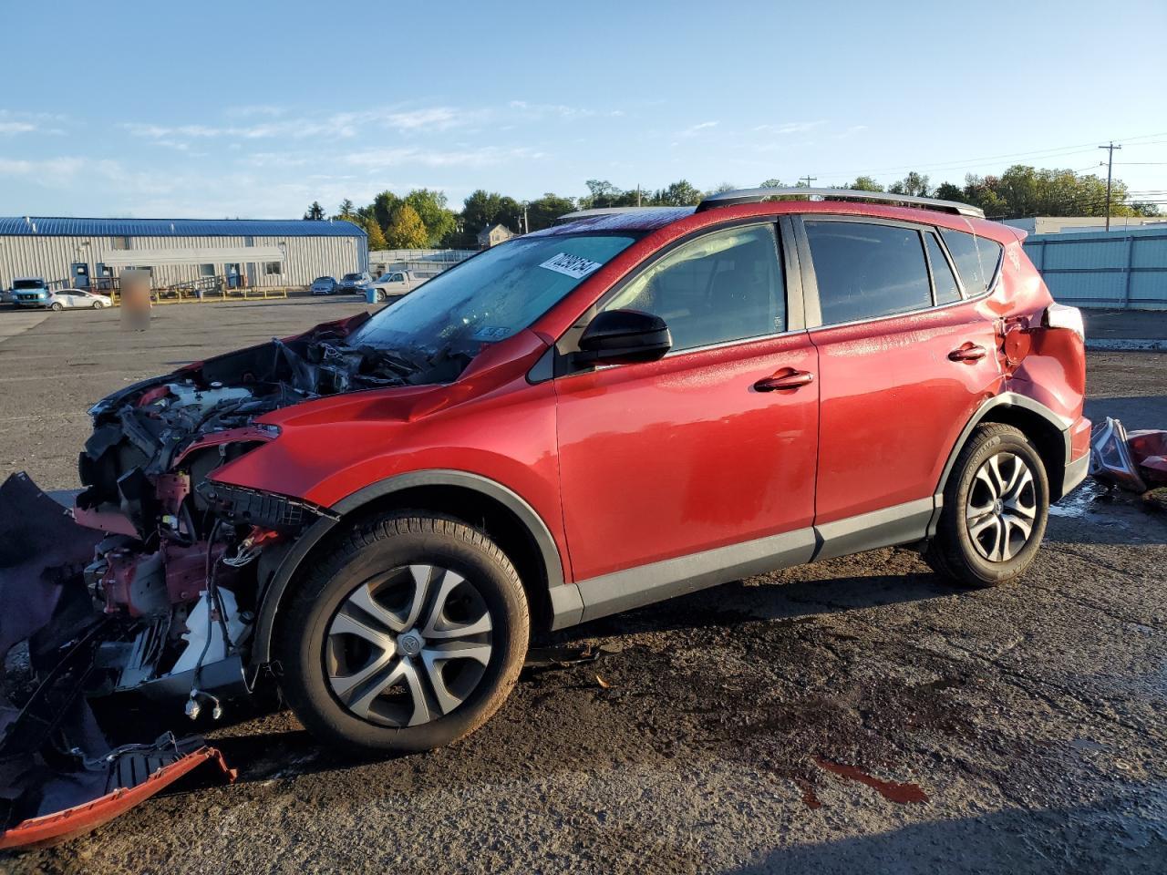 TOYOTA RAV4 LE 2017 red  gas JTMBFREV4HJ156385 photo #1