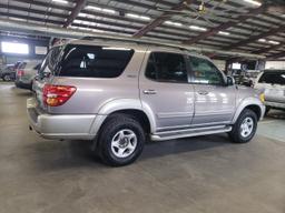 TOYOTA SEQUOIA SR 2002 silver 4dr spor gas 5TDBT44A62S101778 photo #4