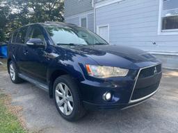 MITSUBISHI OUTLANDER 2011 blue 4dr spor gas JA4JT5AX4BU023517 photo #2