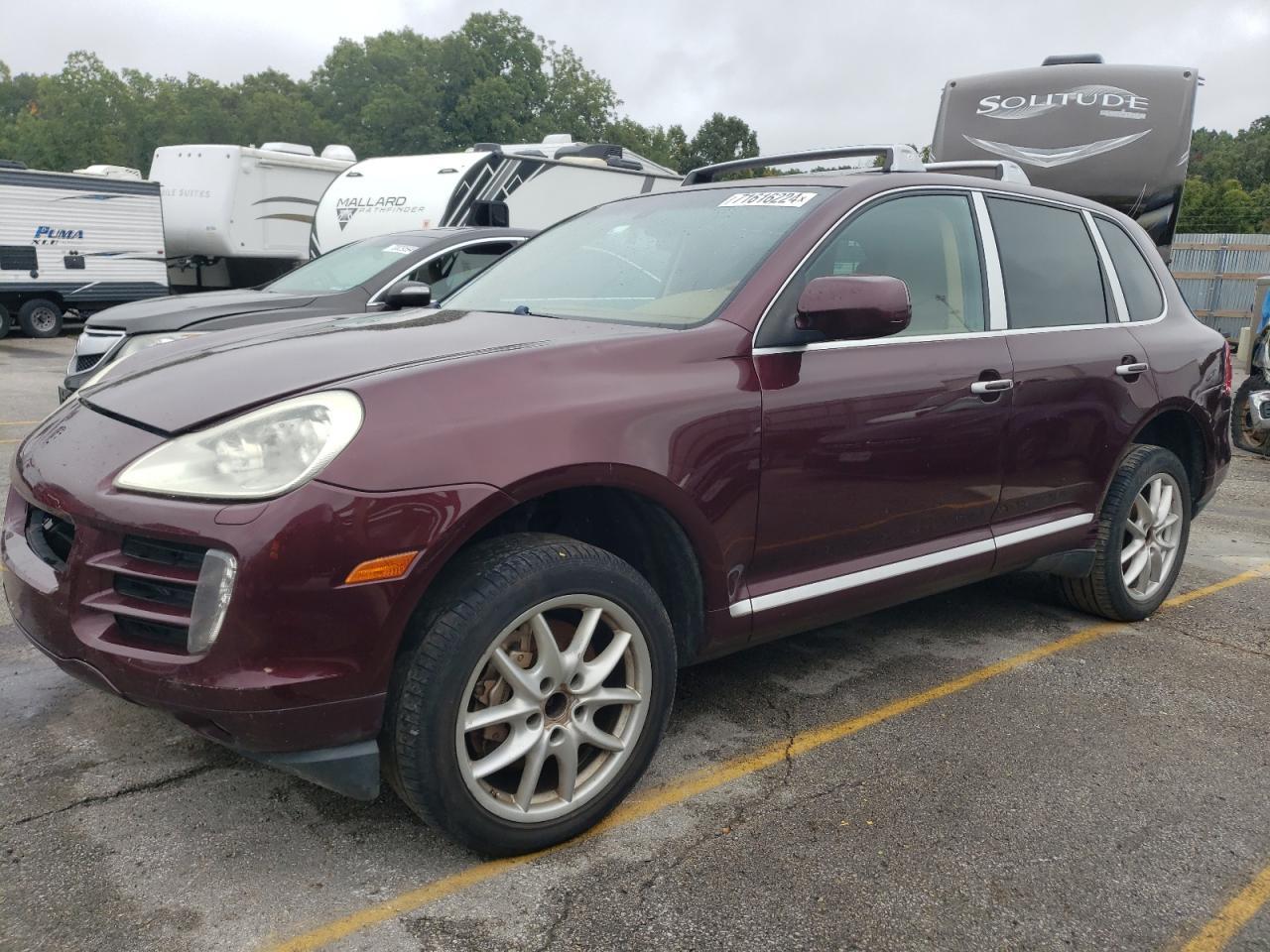 PORSCHE CAYENNE S 2008 burgundy 4dr spor gas WP1AB29P98LA35042 photo #1