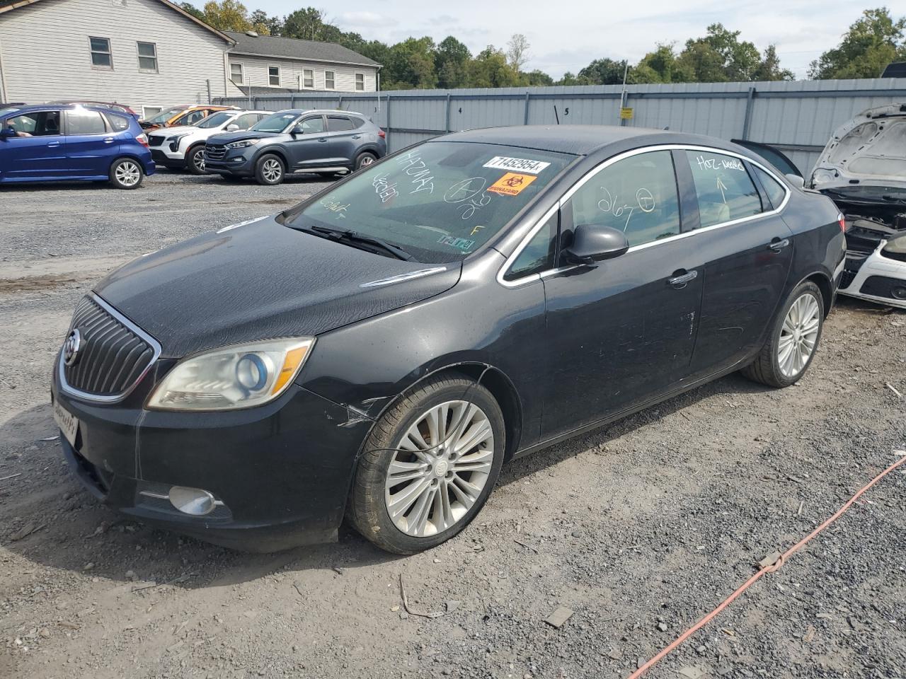 BUICK VERANO 2013 black sedan 4d flexible fuel 1G4PP5SK1D4170402 photo #1