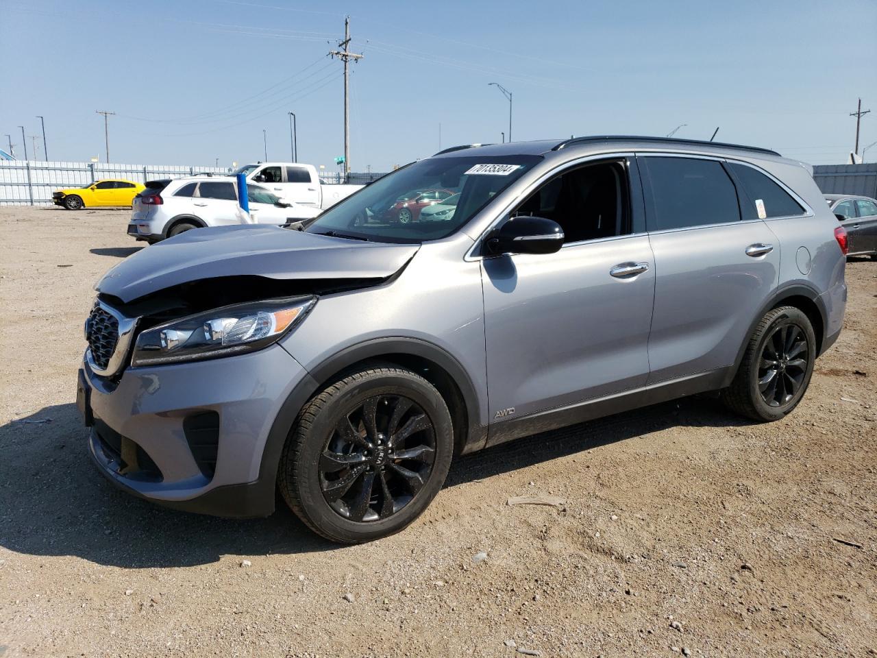 KIA SORENTO S 2020 silver  gas 5XYPGDA59LG696870 photo #1