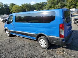 FORD TRANSIT T- 2019 blue  gas 1FBZX2YM4KKA34847 photo #3