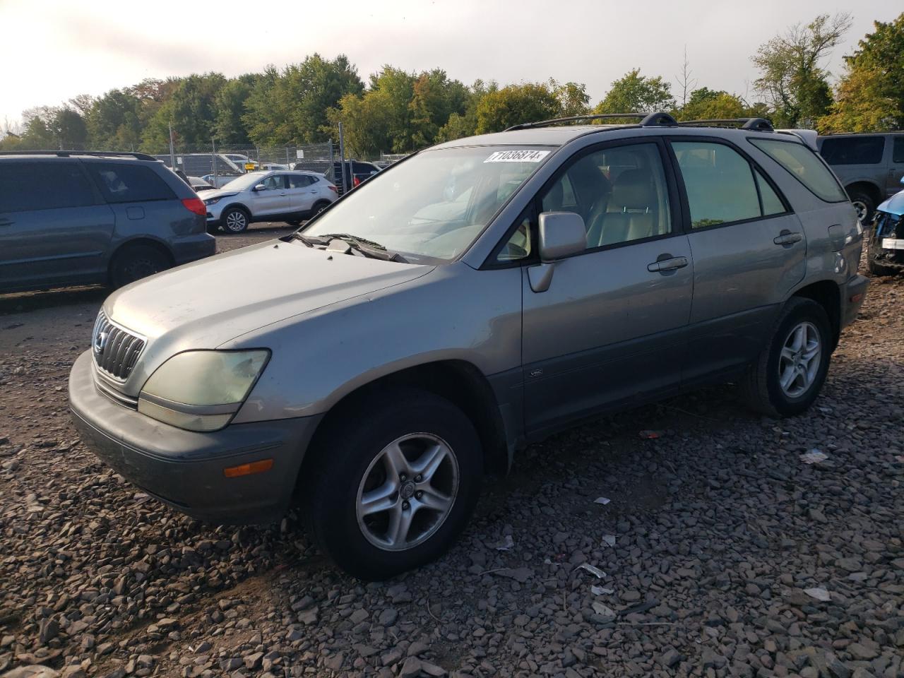 LEXUS RX 300 2002 silver  gas JTJHF10U820274394 photo #1