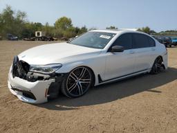 BMW 750 2016 white  gas WBA7F2C57GG419493 photo #2