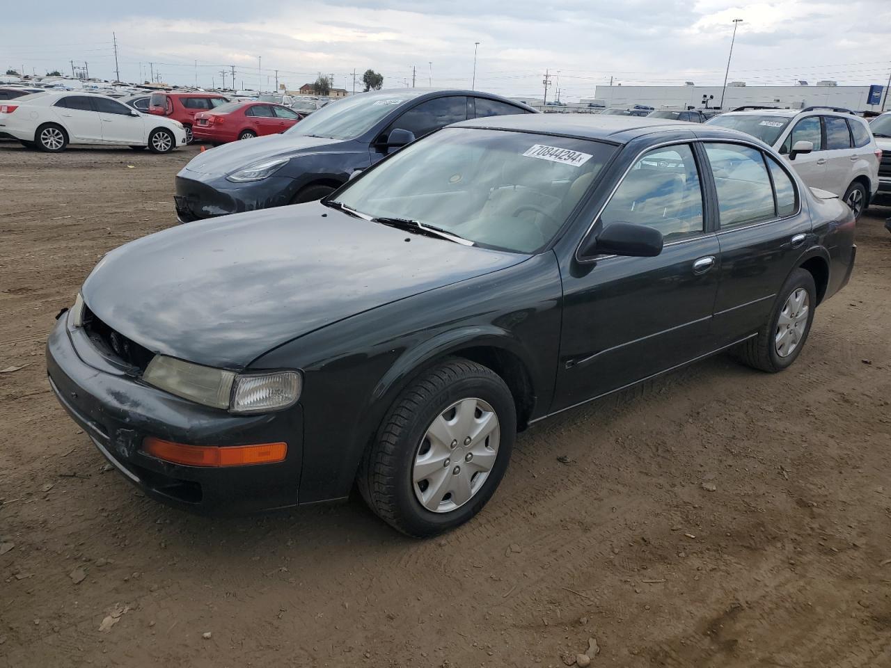 NISSAN MAXIMA GLE 1997 green  gas JN1CA21D2VM519707 photo #1