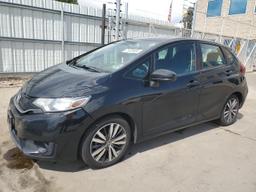 HONDA FIT EX 2015 black  gas 3HGGK5G83FM767348 photo #2