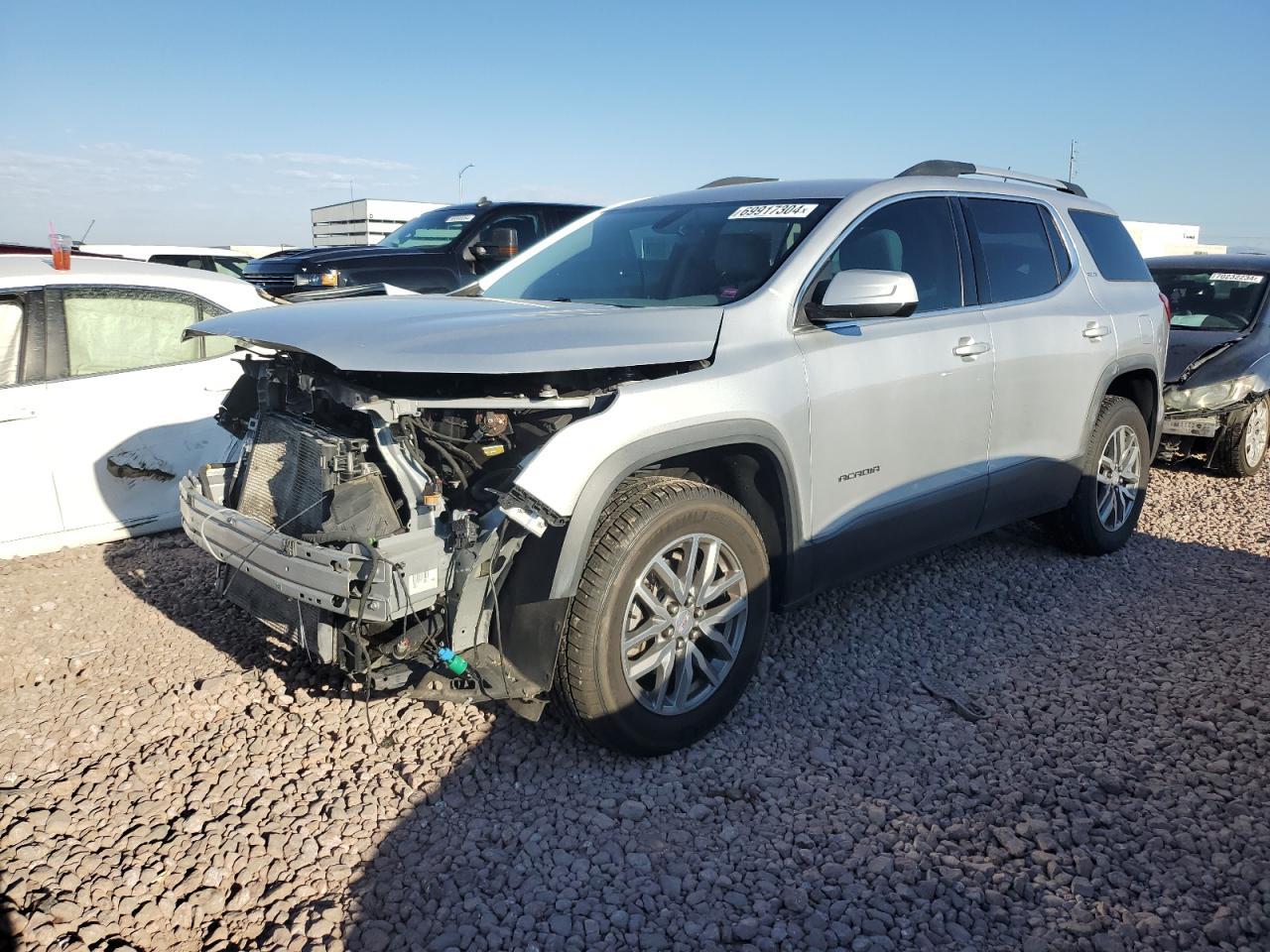 GMC ACADIA SLE 2017 gray  gas 1GKKNLLS5HZ173971 photo #1