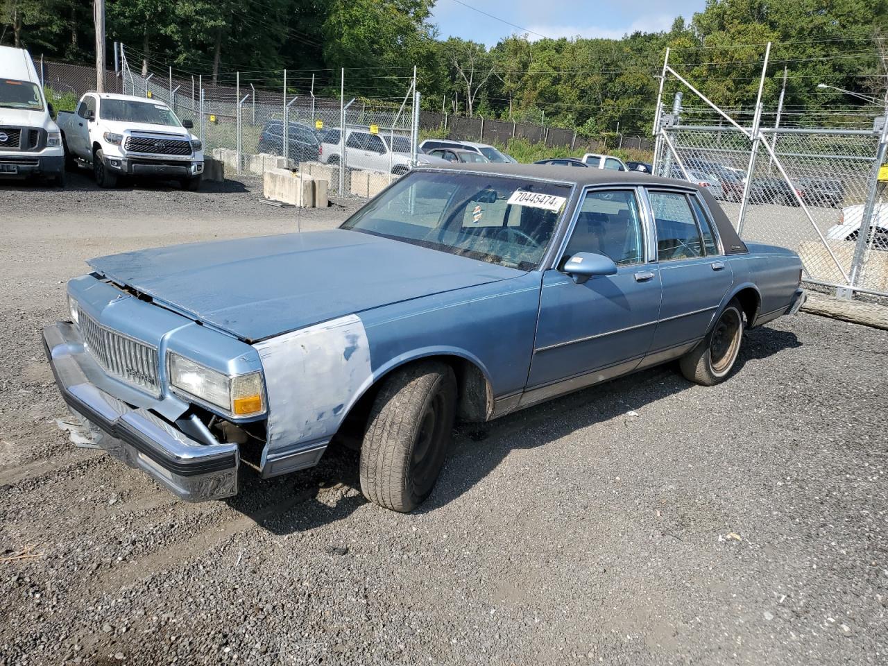 CHEVROLET CAPRICE CL 1989 blue sedan 4d gas 1G1BU51E5KR130934 photo #1