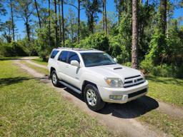 TOYOTA 4RUNNER SR 2005 white 4dr spor gas JTEZU14R858033407 photo #2