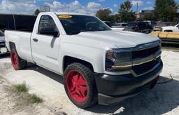 CHEVROLET SILVERADO 2016 white pickup gas 1GCNCNEC6GZ271910 photo #2