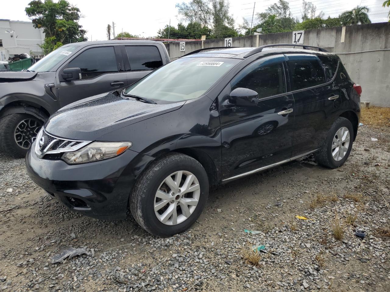 NISSAN MURANO S 2011 black 4dr spor gas JN8AZ1MW9BW187077 photo #1