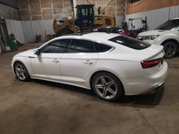 AUDI A5 PREMIUM 2021 white  gas WAUDACF57MA059336 photo #3