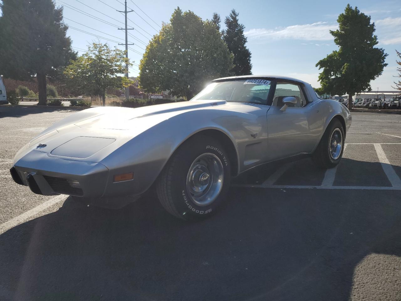 CHEVROLET CORVETTE 1979 silver   1Z8749S426797 photo #1