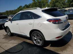 LEXUS RX 450H 2013 white  hybrid engine JTJBC1BA9D2060720 photo #3