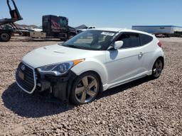 HYUNDAI VELOSTER T 2015 white  gas KMHTC6AE4FU242322 photo #2