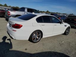 BMW M5 2014 white sedan 4d gas WBSFV9C57ED097617 photo #4