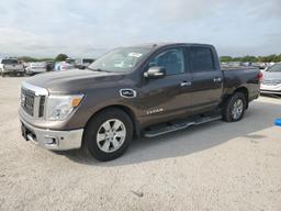 NISSAN TITAN SV 2017 charcoal  gas 1N6AA1E60HN540092 photo #2