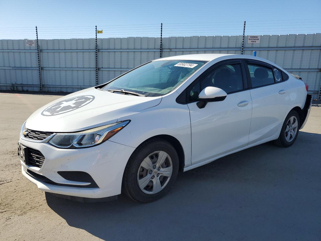 CHEVROLET CRUZE LS 2016 white  gas 1G1BC5SM8G7310727 photo #1