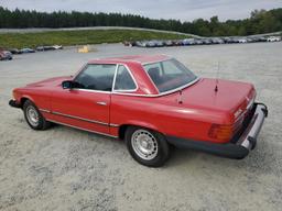 MERCEDES-BENZ 380 SL 1985 red  gas WDBBA45C9FA020569 photo #3