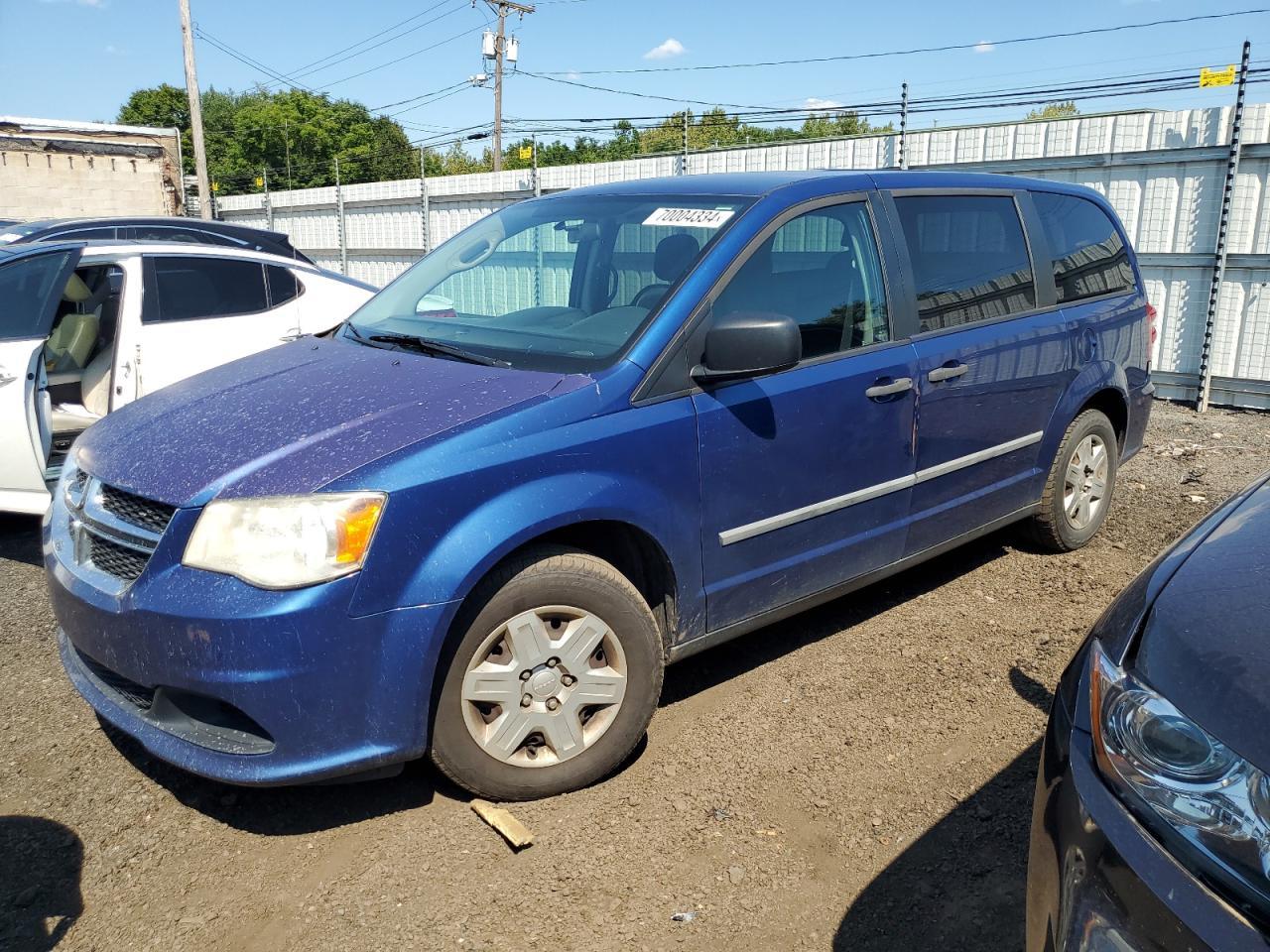 DODGE GRAND CARA 2011 blue cargo va flexible fuel 2D4RN1AG7BR719476 photo #1