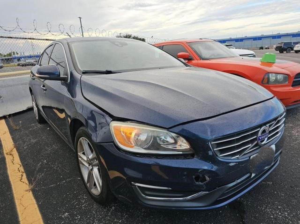 VOLVO S60 PREMIE 2015 blue sedan 4d gas YV140MFK6F2355263 photo #1