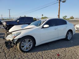 INFINITI G25 BASE 2011 white sedan 4d gas JN1DV6AP2BM831385 photo #2