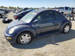 VOLKSWAGEN NEW BEETLE 2001 blue  gas 3VWCK21C81M441561 photo #2