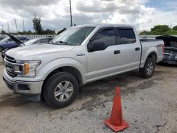 FORD F150 SUPER 2019 silver  gas 1FTEW1E57KFA51820 photo #2