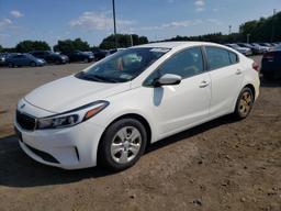 KIA FORTE LX 2018 white  gas 3KPFK4A79JE263376 photo #2