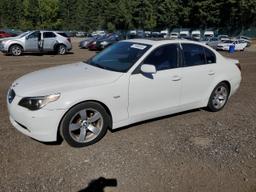 BMW 525 I 2006 white  gas WBANE53596CK85474 photo #2