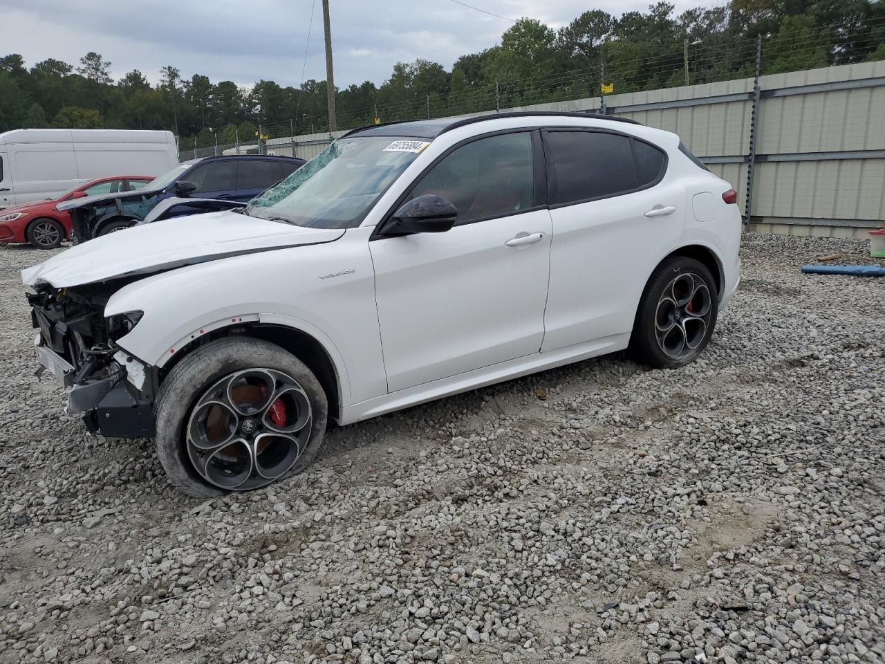 ALFA ROMEO STELVIO TI 2022 white  gas ZASPAKBN6N7D42137 photo #1