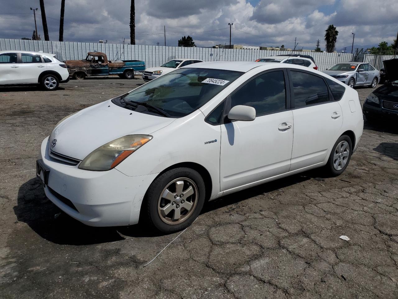 TOYOTA PRIUS 2006 white  hybrid engine JTDKB20U163201835 photo #1