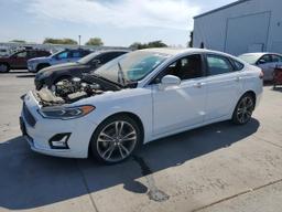 FORD FUSION TIT 2020 white  gas 3FA6P0D92LR175732 photo #2